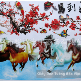 Dán Tường 3D-Ngựa 3D số 2