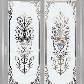 Decal dán kính mờ nghệ thuật art023