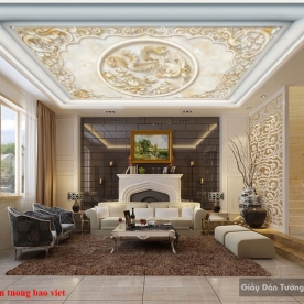 Tranh dán trần nhà 3d c166
