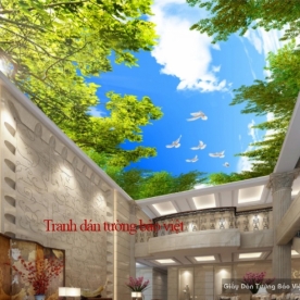 Tranh dán trần nhà C059