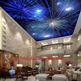 Tranh dán trần nhà C064