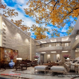 Tranh dán trần nhà C112