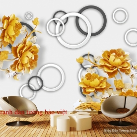 Tranh dán tường 3D-025