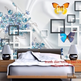 Tranh dán tường 3D-028