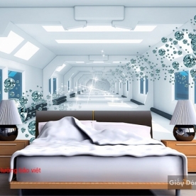 Tranh dán tường 3D-084