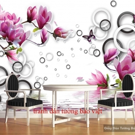 Tranh dán tường 3D H098