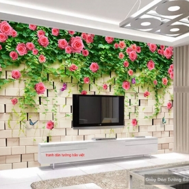 Tranh dán tường 3D H160