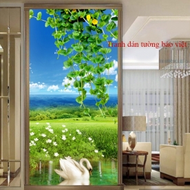 Tranh dán tường 3D K012