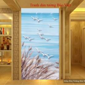 Tranh dán tường 3D K013