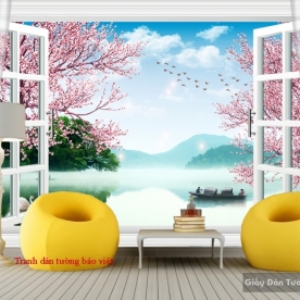 Tranh dán tường 3D M045