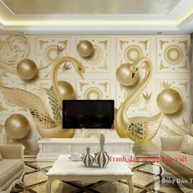 Tranh dán tường 3D đẹp FL056