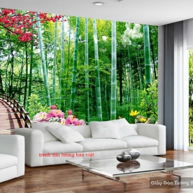 Tranh dán tường 3D đẹp FT073