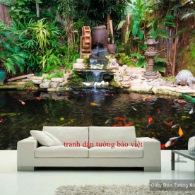 Tranh dán tường 3D phong cảnh W089