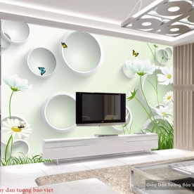 Tranh dán tường 3d-123