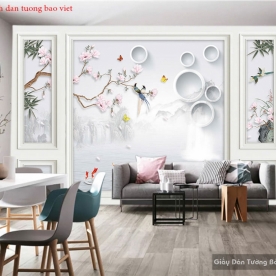 Tranh dán tường 3d 129