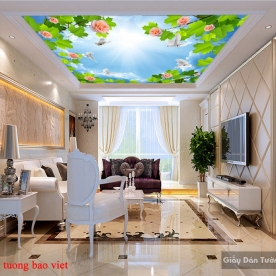 Tranh dán tường dán trần nhà C163