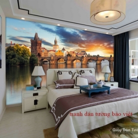 Tranh dán tường đẹp Fm101