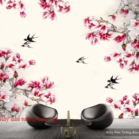 Tranh dán tường mùa xuân H104