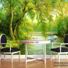 Tranh dán tường painting Fm166