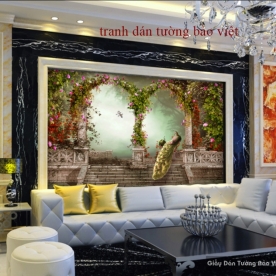 Tranh dán tường phong thủy đẹp FT018