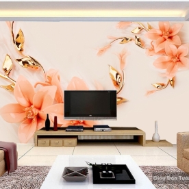Tranh giấy dán tường hoa 3D FL029