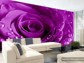 Tranh giấy dán tường hoa 3D H010