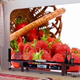 Tranh giấy dán tường hoa 3D H063