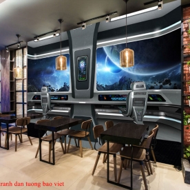 Tranh dán tường 3d galaxy me051