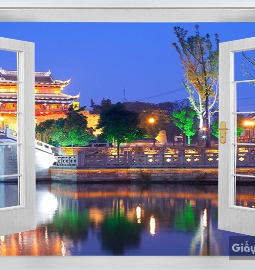 Tranh Dán Tường Cửa Sổ DC10