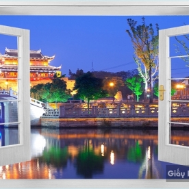 Tranh Dán Tường Cửa Sổ DC10