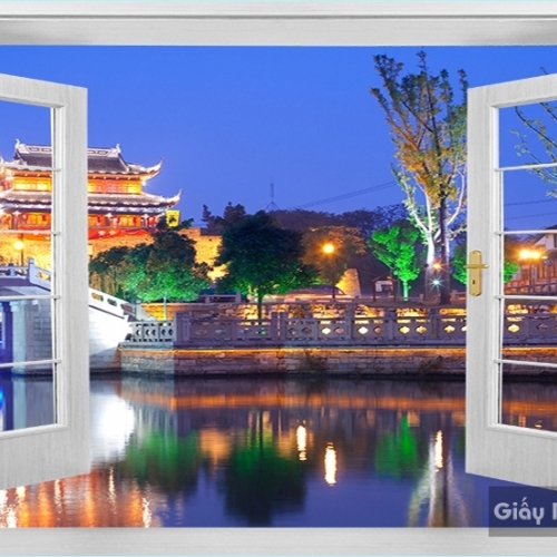 Tranh Dán Tường Cửa Sổ DC10