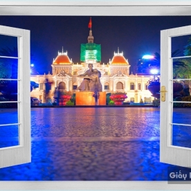 Tranh Dán Tường Cửa Sổ DC101