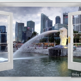 Tranh Dán Tường Cửa Sổ DC102