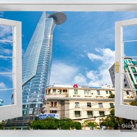 Tranh Dán Tường Cửa Sổ DC105