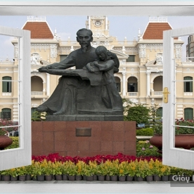 Tranh Dán Tường Cửa Sổ DC123