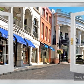 Tranh Dán Tường Cửa Sổ DC129