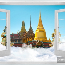 Tranh Dán Tường Cửa Sổ DC131