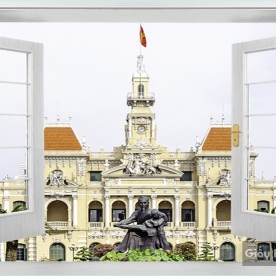 Tranh Dán Tường Cửa Sổ DC132