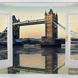 Tranh Dán Tường Cửa Sổ DC140