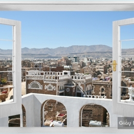 Tranh Dán Tường Cửa Sổ DC141