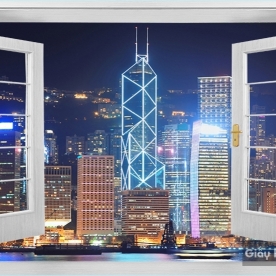 Tranh Dán Tường Cửa Sổ DC142