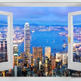 Tranh Dán Tường Cửa Sổ DC154