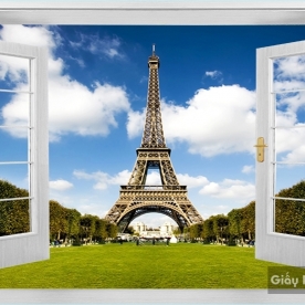 Tranh Dán Tường Cửa Sổ DC24