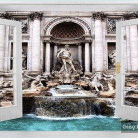 Tranh Dán Tường Cửa Sổ DC27