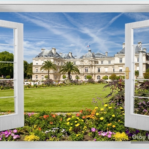 Tranh Dán Tường Cửa Sổ DC32