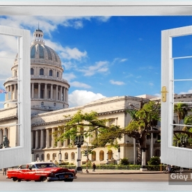 Tranh Dán Tường Cửa Sổ DC41