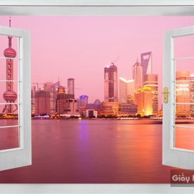 Tranh Dán Tường Cửa Sổ DC5