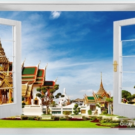 Tranh Dán Tường Cửa Sổ DC50