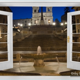 Tranh Dán Tường Cửa Sổ DC54