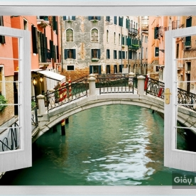 Tranh Dán Tường Cửa Sổ DC55